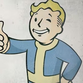 Vault Boy giving a thumbs up, from Fallout 4